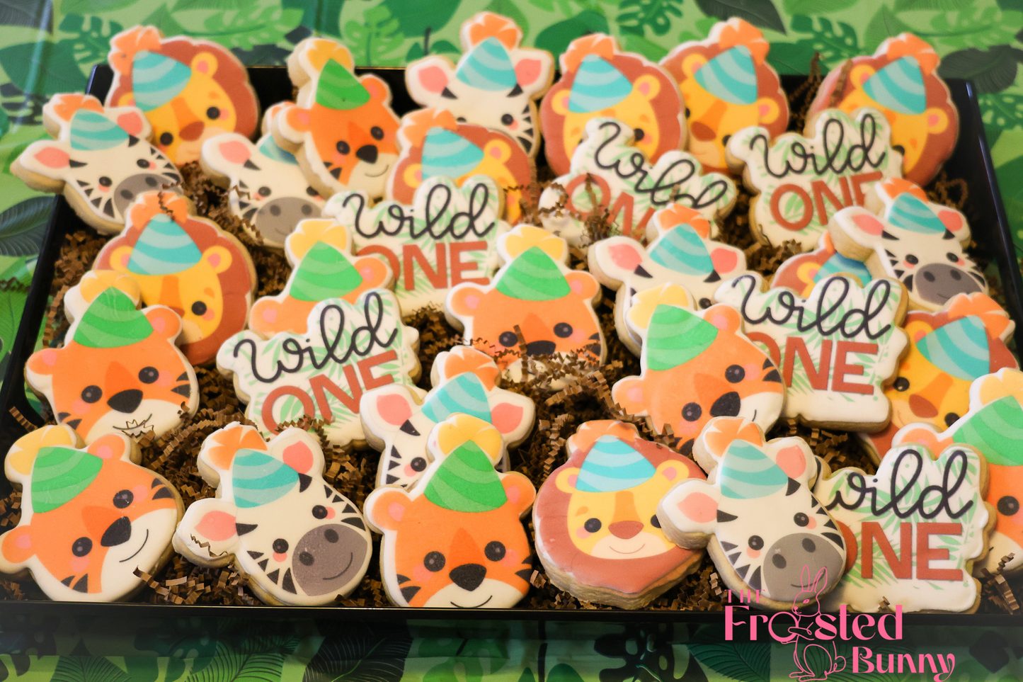 Wild ONE edible printed cookies Birthday Set