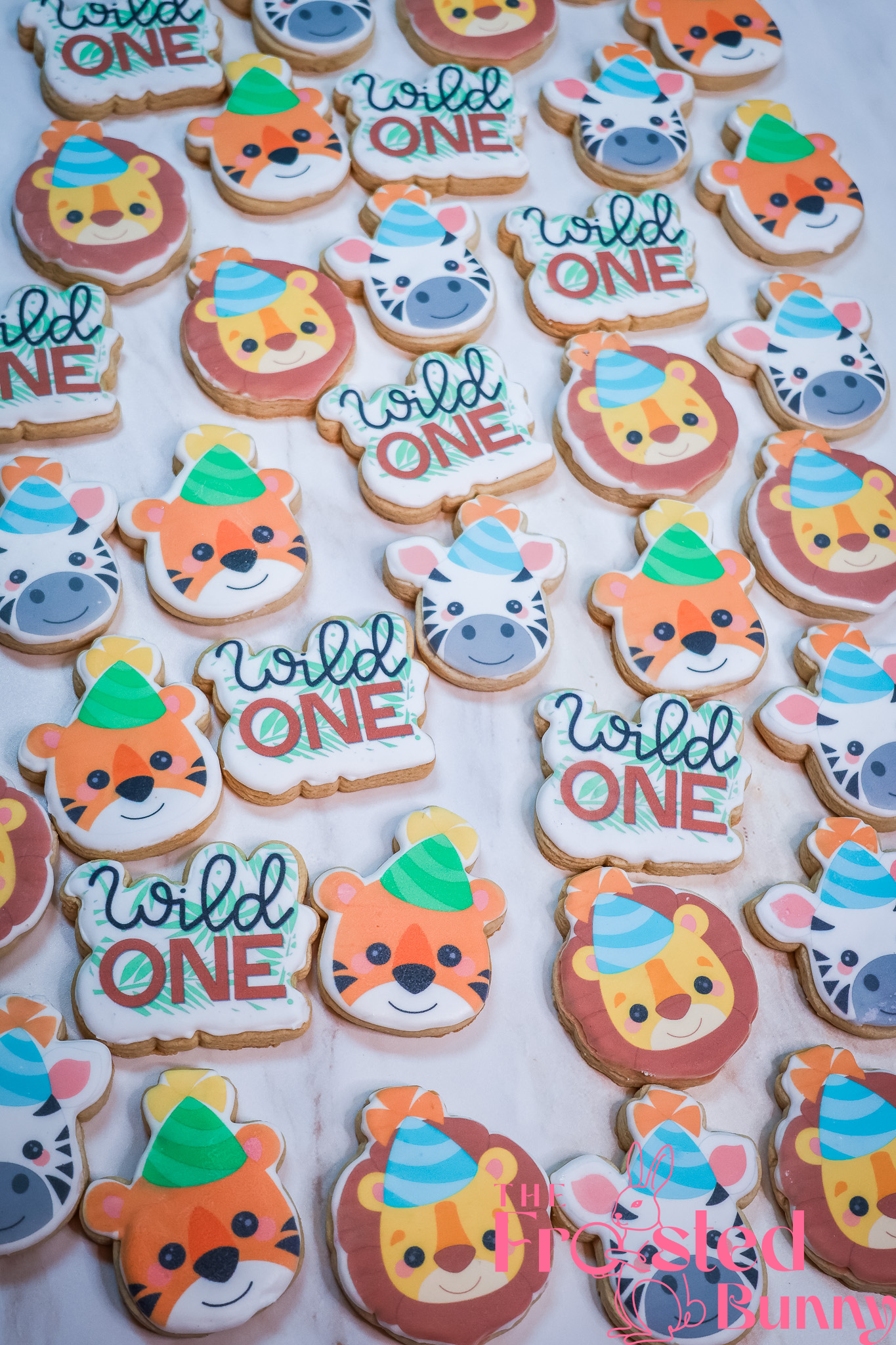 Wild ONE edible printed cookies Birthday Set